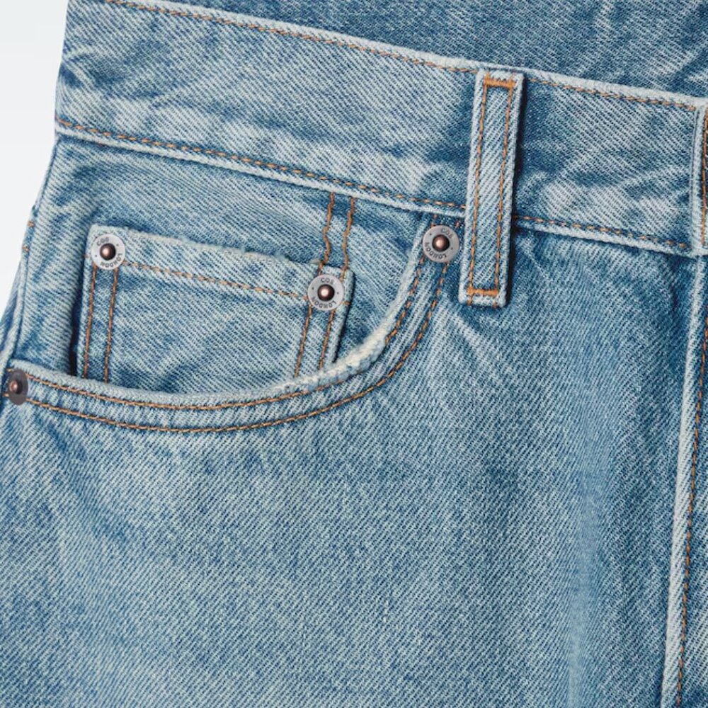 COS Column Jeans Light Blue Wash LIKE NEW! - Picture 7 of 16